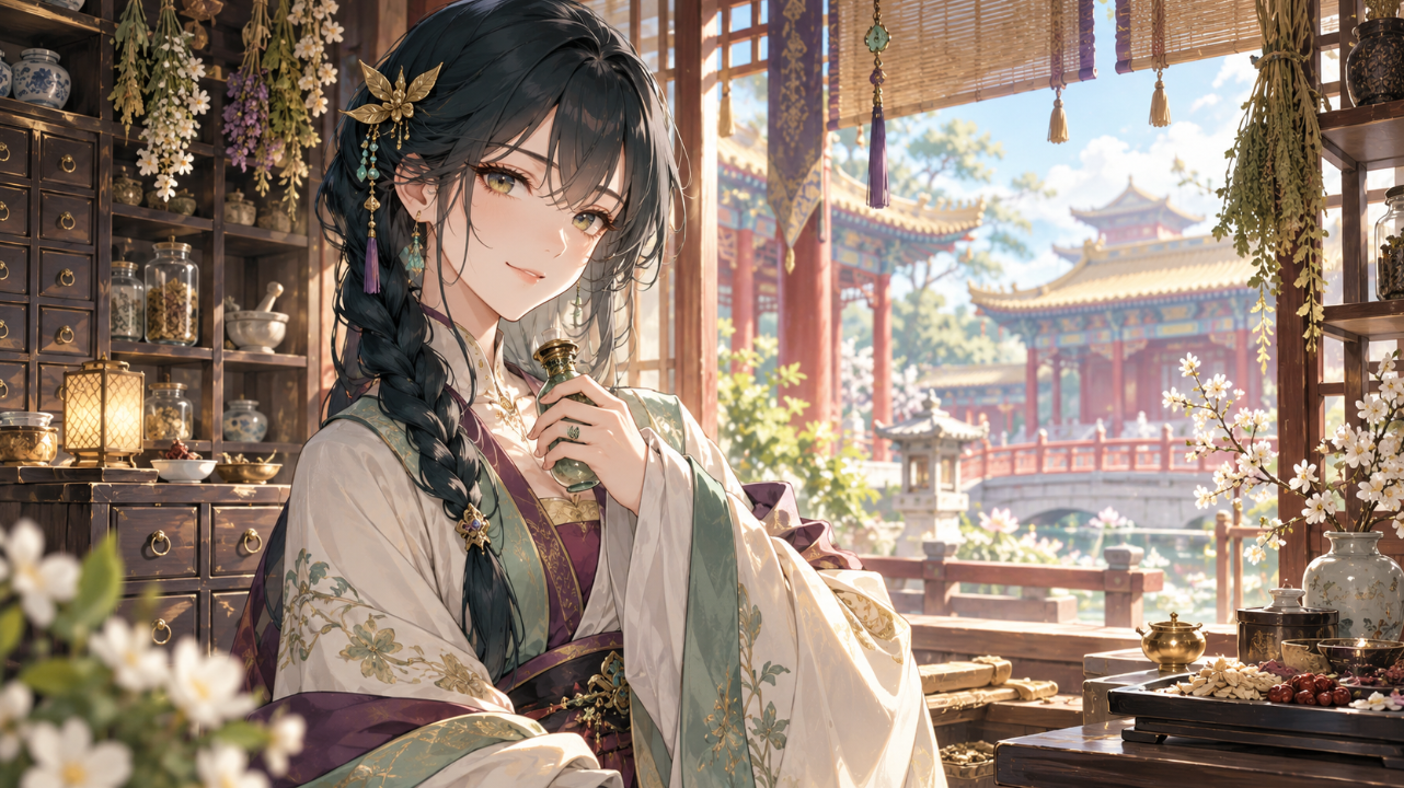 薬屋のひとりごと第2期の振り返りと第3期の見どころをイメージしたイラスト